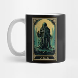 Cthulhu Tarot Card Vintage Artwork Mug